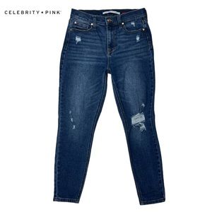 Celebrity Pink | Women 7/28 |‎ The Spice Distressed Medium Blue Skinny Jeans